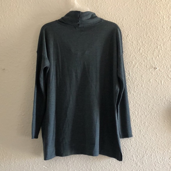 FORTE CASHMERE COWL NECK, DROP SHOULDER, MERINO WOOL AND SILK SWEATER/EUC - Picture 12 of 16